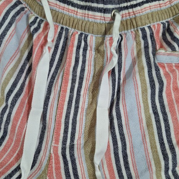 Gap striped drawstring micro shorts size medium - Picture 7 of 8